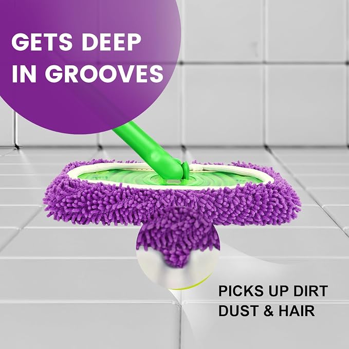 6Pcs Reusable Microfiber Mop Pads Compatible - Image 4