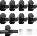 No Drill Curtain Rod Holder Hangers by CADORASTY