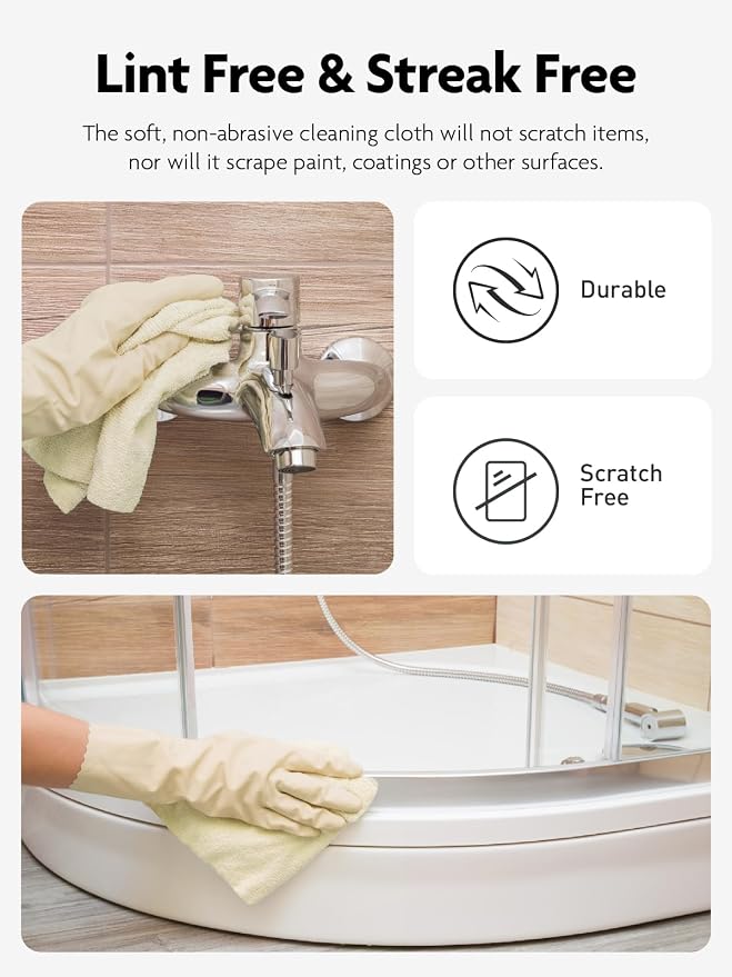 Fantasticlean Microfiber Cleaning Cloth Roll- 40 Sheets, Tear-away Microfiber - Image 5