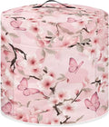 Pink Flower Dust Cover with Pocket for Instant Pot, Rice Cooker and Air Fryer - Round Pressure Dust-Proof Stain Resistant Electric Appliance Cover Easy to Clean