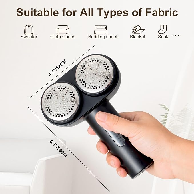 Fabric Shaver, Dual Motor Electric Lint Shaver - Image 6