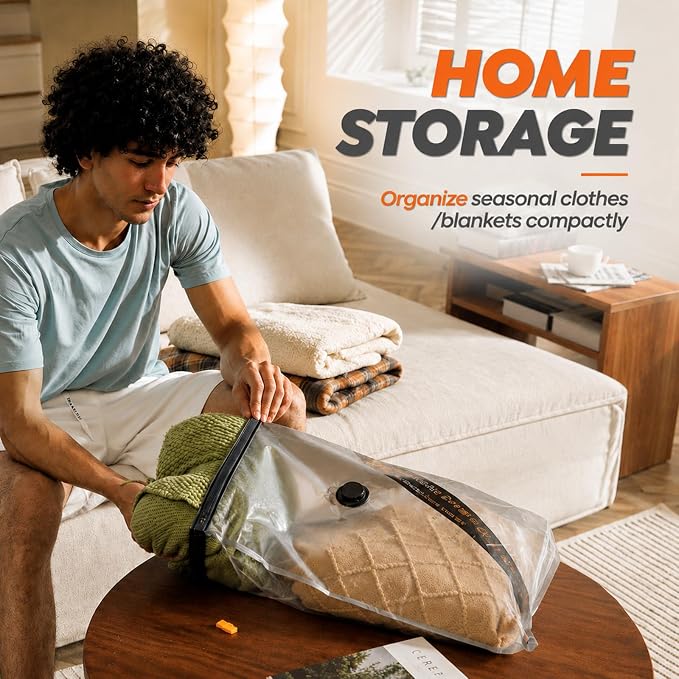 Rechargeable Wireless Pump Travel Storage Bags Set - Image 8