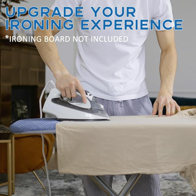 Ironing Board Cover with Padding 15x54, RAINHOL Blue Pattern Standard Size - Image 7
