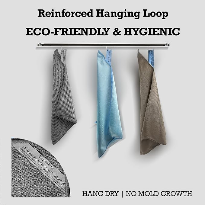 3-Pack Microfiber Glass Cleaning Cloths - Image 7