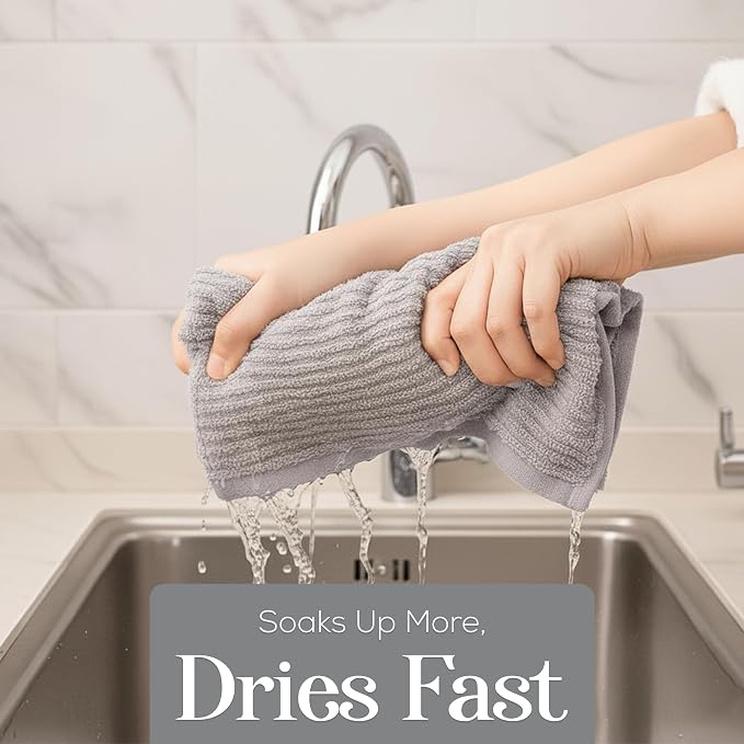 Kitchen Towels, Cotton Hand Towels, 18 x 28 Kitchen Linens - Image 9