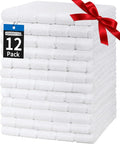 Hand Towels, 12 Pack 25''*15'' White Microfiber Kitchen Bathroom Hand Towels by HOMERHYME