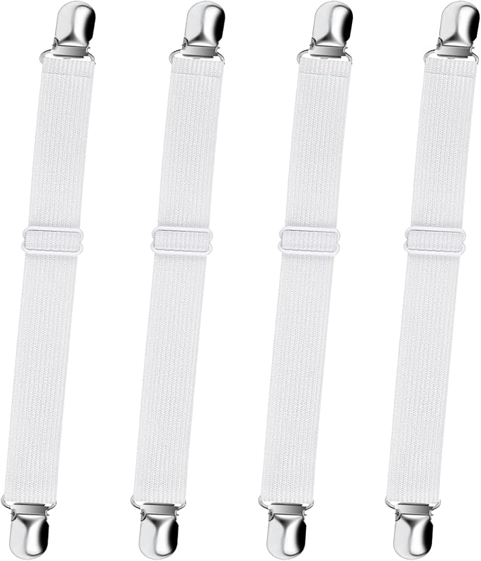 Sopito Sheet Straps, Adjustable Elastic Bed Sheet Holder, Non-Slip Strong by Sopito