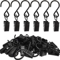 Stainless Steel S Hooks Curtain Clips, 50 Pack Hanging Party Lights Clips by AMZSEVEN