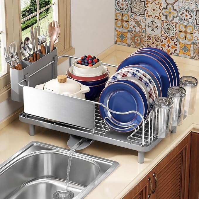 KINGRACK Stainless Steel Dish Drying Rack - Image 9