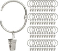 40 Pack Rings Curtain Clips Rustproof Metal Window Drapery Decorative Clips by Fivebop