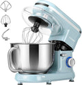 VIVOHOME Stand Mixer, 660W 10 Speed 6 Quart Tilt-Head Kitchen Electric Food Mixer with Beater, Dough Hook, Wire Whip and Egg Separator, Blue