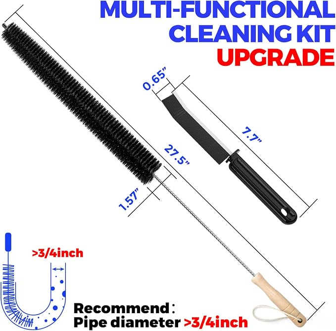 Holikme Dryer Vent Cleaner Kit, Flexible Nylon Bristles - Image 5