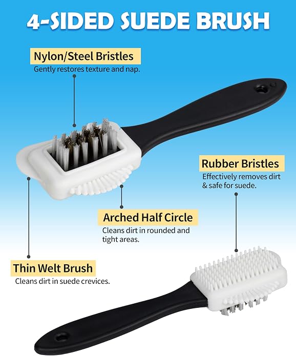 Jevvu Suede Shoe Cleaner, Suede Cleaning Kit - Image 5