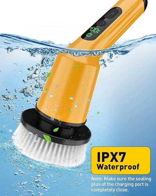 Electric Spin Scrubber for Bathroom, Shower Scrubber - Image 6