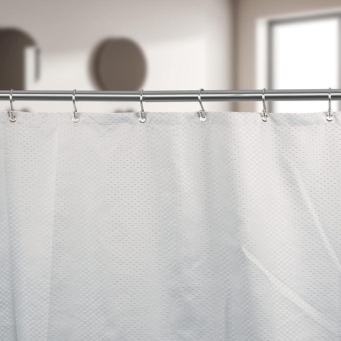 Metal Shower Curtain Hooks, Rust Proof Shower Curtain Hooks Rings, Durable S - Image 7