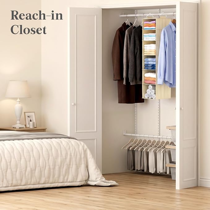 Lifewit 6 Tier Hanging Portable Closet Storage Organizer - Image 8