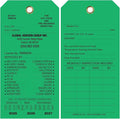 Tags 4 Less Custom Fire Extinguisher Tags – Preventative Maintenance Labels for Monthly Inspections, Alternative to Safety Sticker for Easy Record-Keeping – Pack of 100 (Dark Green, Vinyl Plastic)
