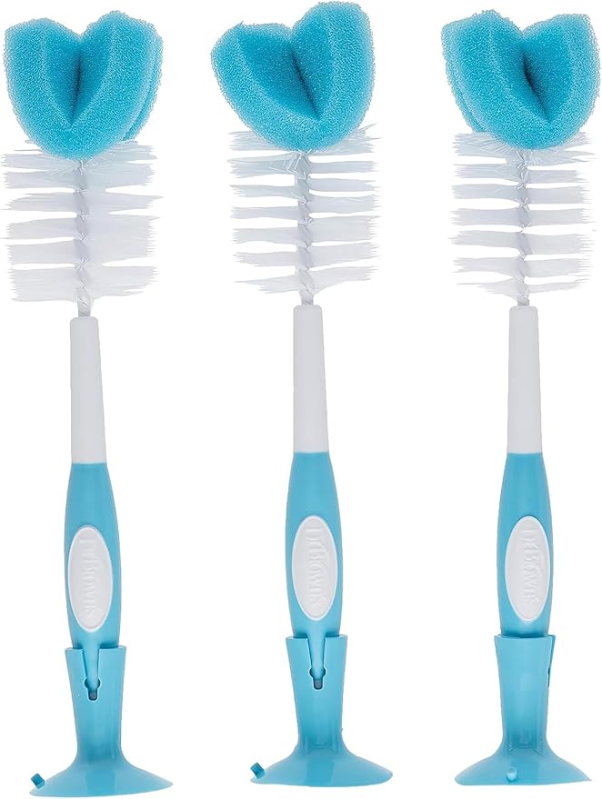 Dr. Brown's Reusable Sponge Baby Bottle Cleaning Brush Set by Unknown