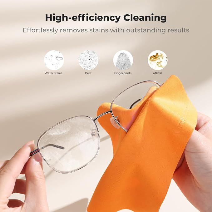 K&F CONCEPT Microfiber Lens Cleaning Cloth X6, Glasses Cleaning, High Density | - Image 2
