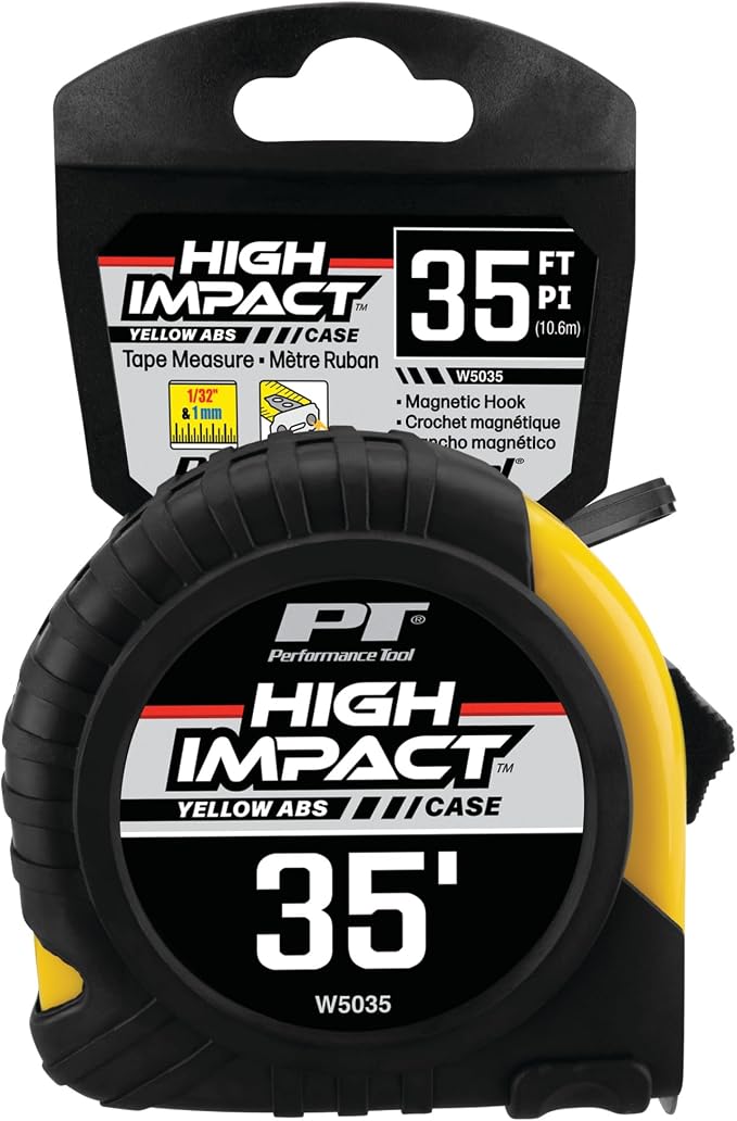 Performance Tool W5035 35 ft. x 1 in. Magnetic Tape Measure - Image 8