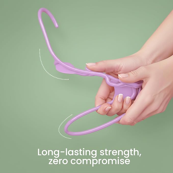 Utopia Home Plastic Hangers 50 Pack – Space Saving Clothes Hanger Pink | - Image 4