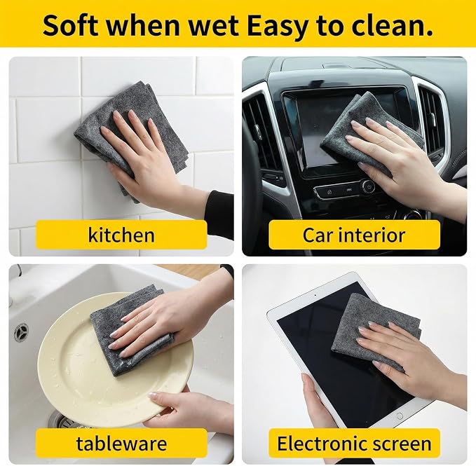 SynHHergyx Thickened Magic Cleaning Cloth, Stainless Steel - Image 6