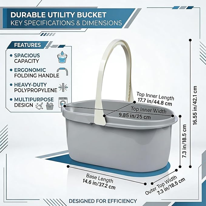 Haundry Compact Mop Bucket - Image 2
