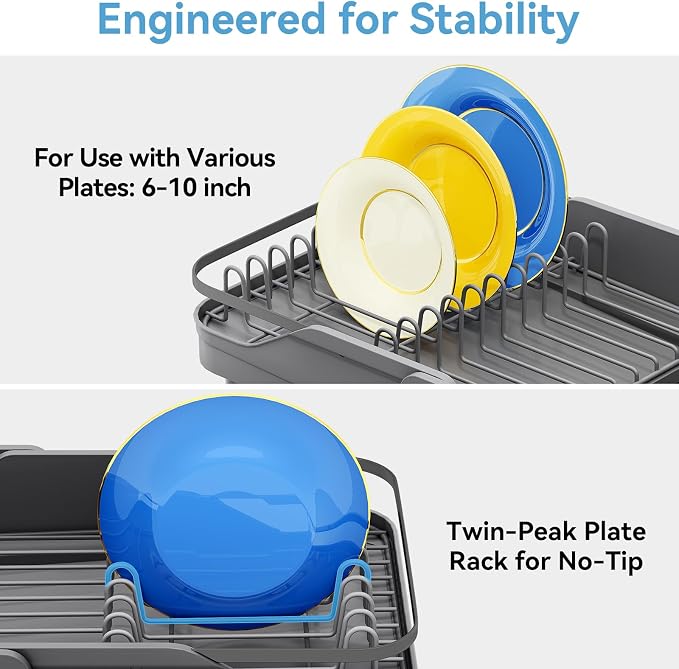 Urackify Expandable Dish Drying Rack - Image 5
