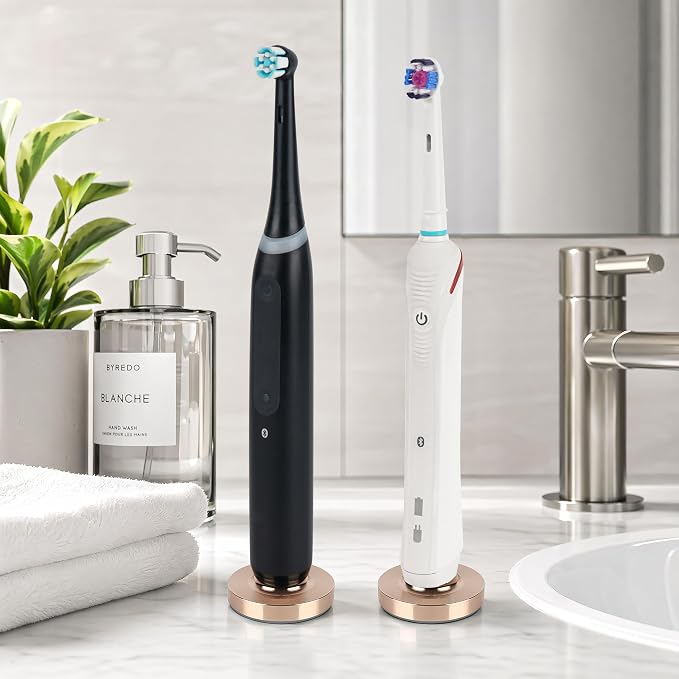 2 Pack Bronze Electric Toothbrush Holder - Image 5