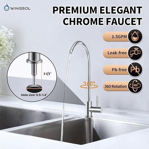 WINGSOL Under Sink Water Filter System - Image 7