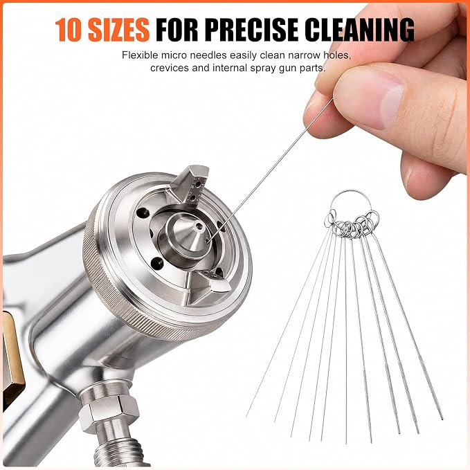 Moon Roses 21PCS Spray Gun Cleaning Kit - Image 4