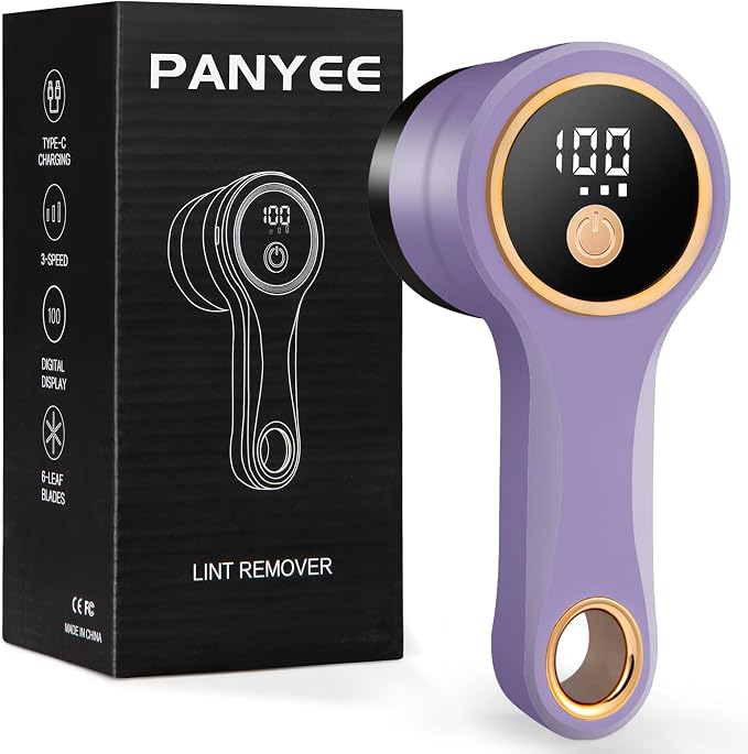 Rechargeable Fabric Shaver, Electric Lint Remover by PANYEE