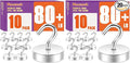 Neosmuk Magnetic Hooks, Cruise Ship Essentials, 80lb+ Heavy Duty Magnetic Hooks by Neosmuk