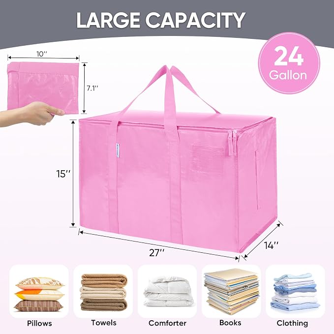 TICONN 6 Pack Extra Large Moving Bags Heavy Duty - Image 5
