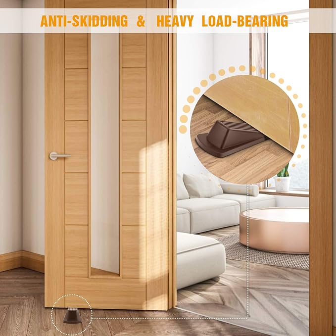Crosize 5 Pack Door Stoppers for Bottom of Door, Rubber Door Stops | Premium - Image 7