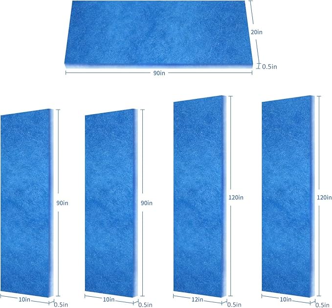 Air Vent Filters,20''x90'' Cut to Fit Air Filter Material,MERV 8 Reusable 3-Layer Air Vent Filter for Home Floor, Grilles, Ceiling, HVAC Furnace Vents, With Adhesive Tape