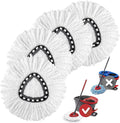 Spin Mop Replacement Heads for O-Cedar 1-Tank Triangle Mop Refills by Ucoolbe