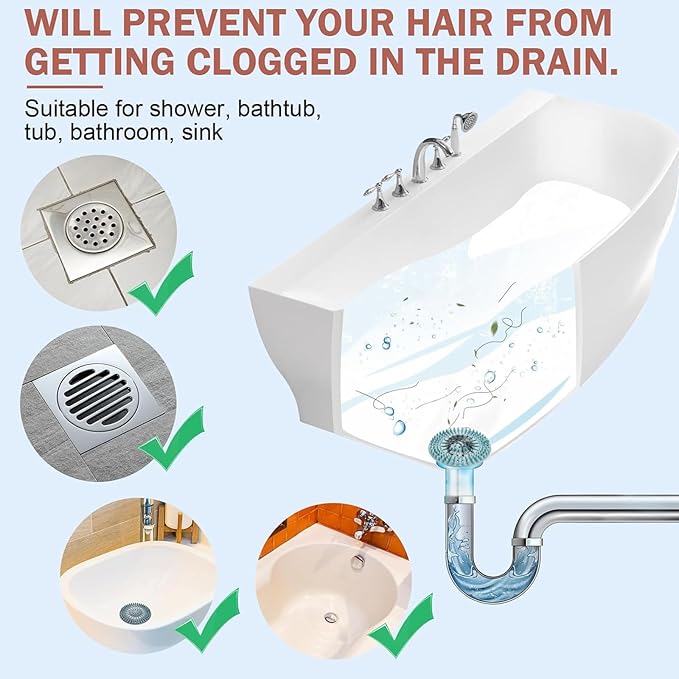 Gotega 5 Pack Drain Hair Catcher - Image 4