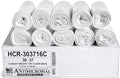 Aluf Plastics 30 Gal Clear Trash Bags, 16 Micron by AlufPlastics