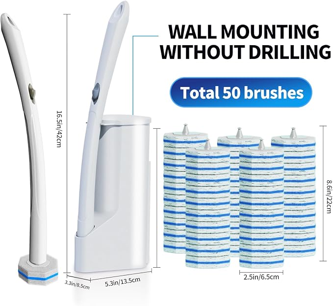 Disposable Toilet Brush Cleaning System - Image 3