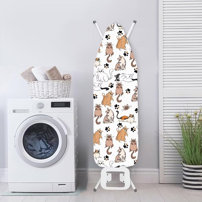 Cute Cats Print Ironing Board Cover Soft Ironing Board Cover, Non Stick Scorch - Image 4
