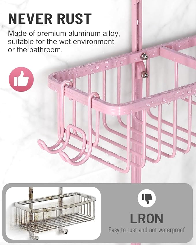 Adjustable Shower Caddy Hanging - Image 6