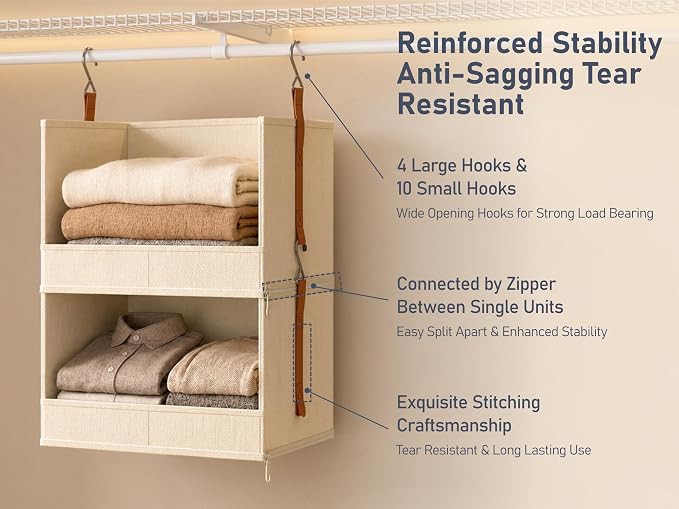 DIMJ Hanging Closet Organizer - Image 6