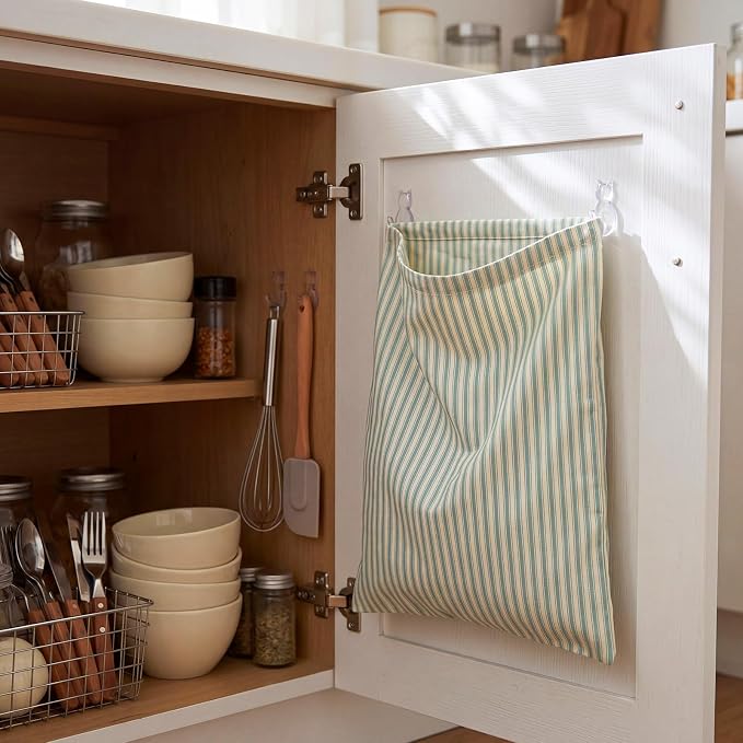 Reusable Dirty Rag Storage Linen Bag - Image 3