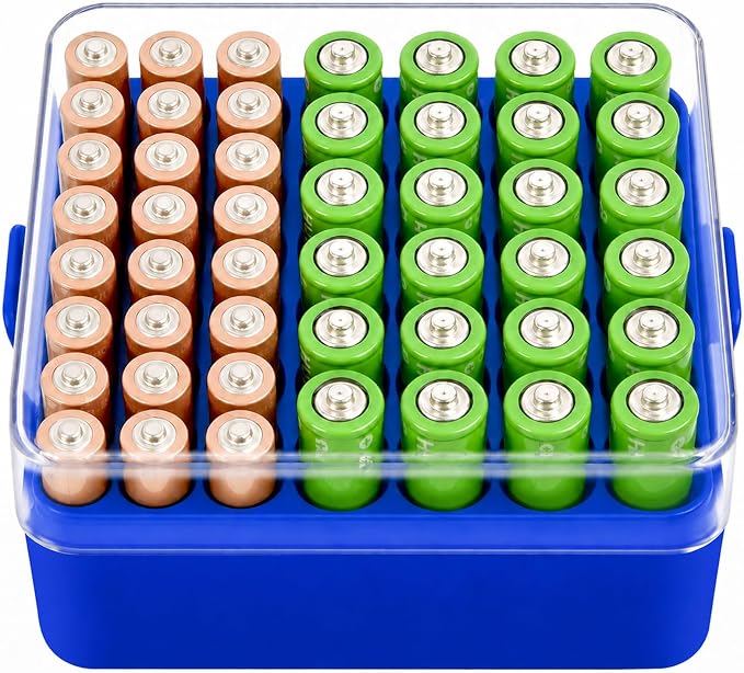 ALCYON Plastic Battery Organizer Storage Case by ALCYON
