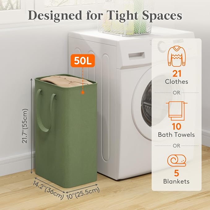 Lifewit Slim Collapsible Laundry Basket - Image 2