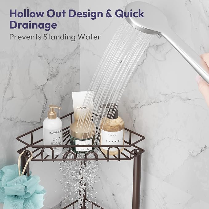 SWTYMIKI Standing Shower Caddy Corner - Image 3