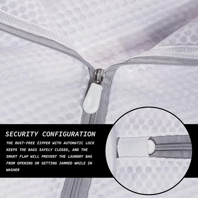 SUERIV Extra Large Honeycomb Mesh Laundry Bag125gsm Net Fabric Durable and - Image 4