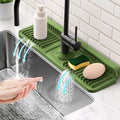 17.7'' Faucet Mat for Kitchen Sink Splash Guard Folding Kitchen Sink Faucet Mat by Snoquir