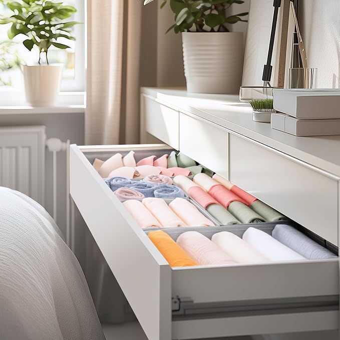 Drawer Organizer Clothes, 10 Pack Dresser Organizer - Image 8